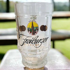 Freiburger Pilsner Beer Stein Glass Mug Cup